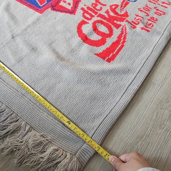 Vintage 1990 New Orleans Super Bowl XXIV NFL Denver Broncos Vs. 49ers Knit Throw